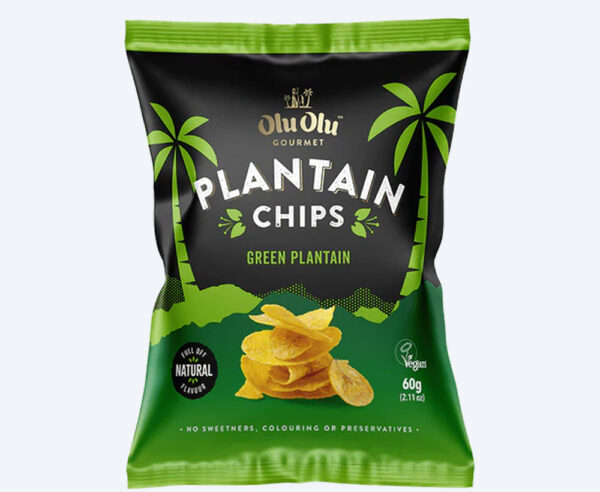 Olu Olu Plantain Crisps Green