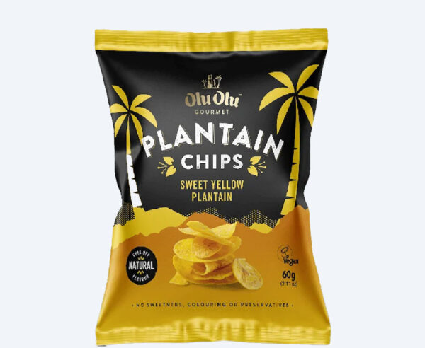 Olu Olu Plantain Crisps Yellow Sweet